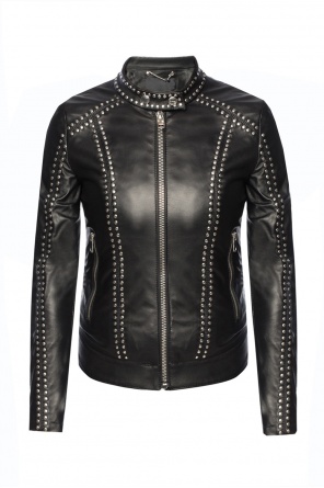 Leather jacket with studs, zdjęcie 1 Leather jacket with studs od Diesel